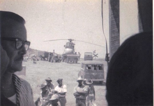 Helicopters landed too