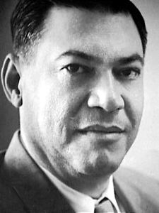 Minister Juancho Irausquin after whom the airport is named