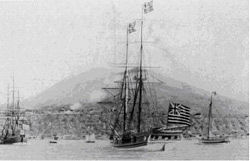 Activity in the Bay at St. Eustatius