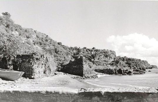 Area where the Dutch first landed to claim St. Eustatius in 1636