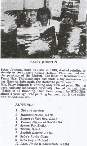 Artist Patsy M. Johnson