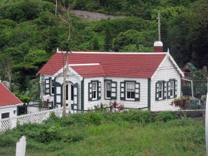 James Anthony Simmons painting Miss Marguerite Hassell's House.