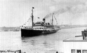 SS Munagro Commodore Tom Simmons 3rd office 1922.