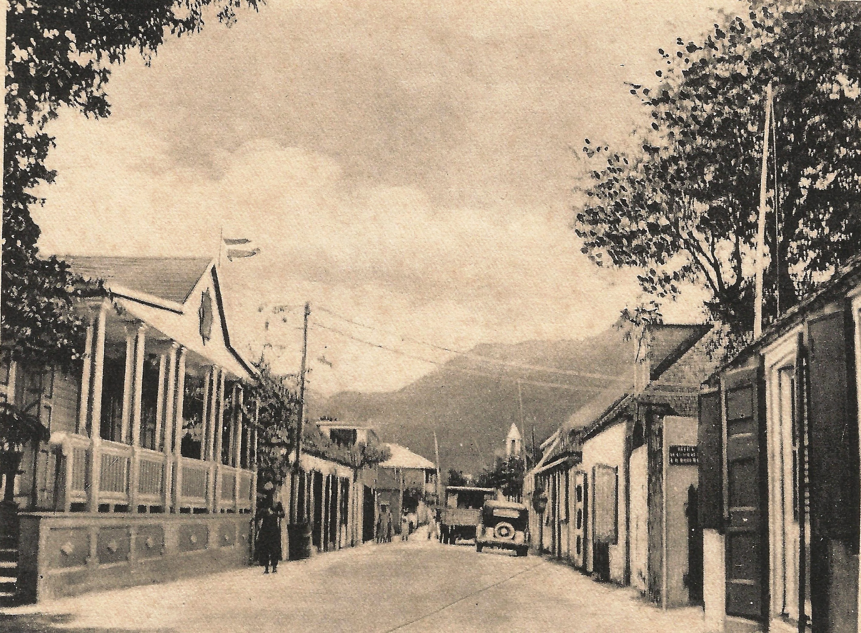 Frontstreet Philipsburg nineteen thirties.