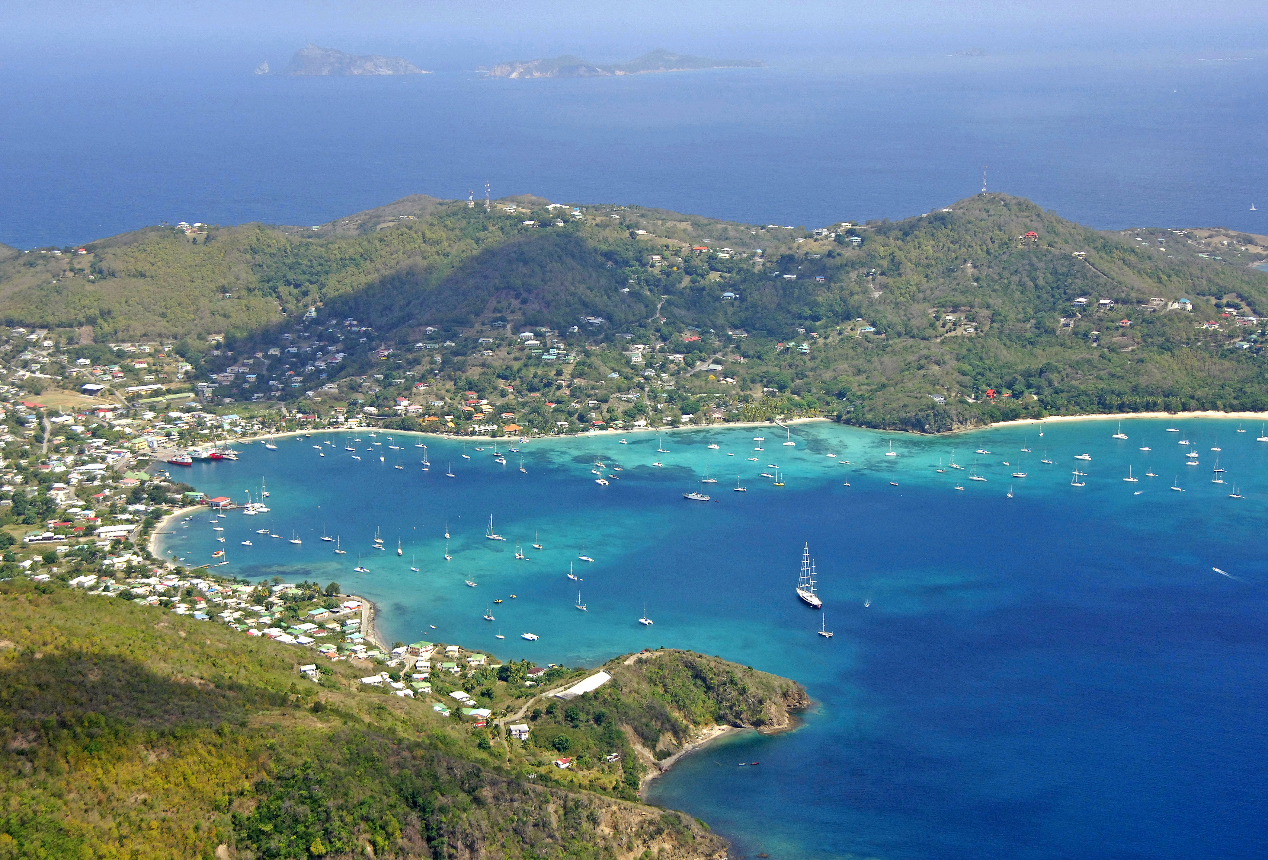 Admirality Bay, Port Elizabet, Bequia. Grenadines.