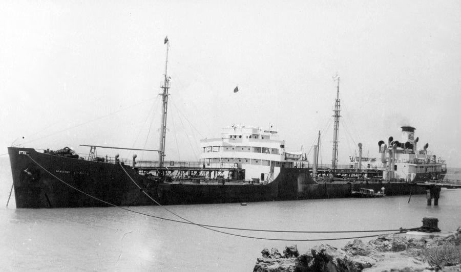 S.S. Ponca City, Capt. Athlestan Peterson of Saba.