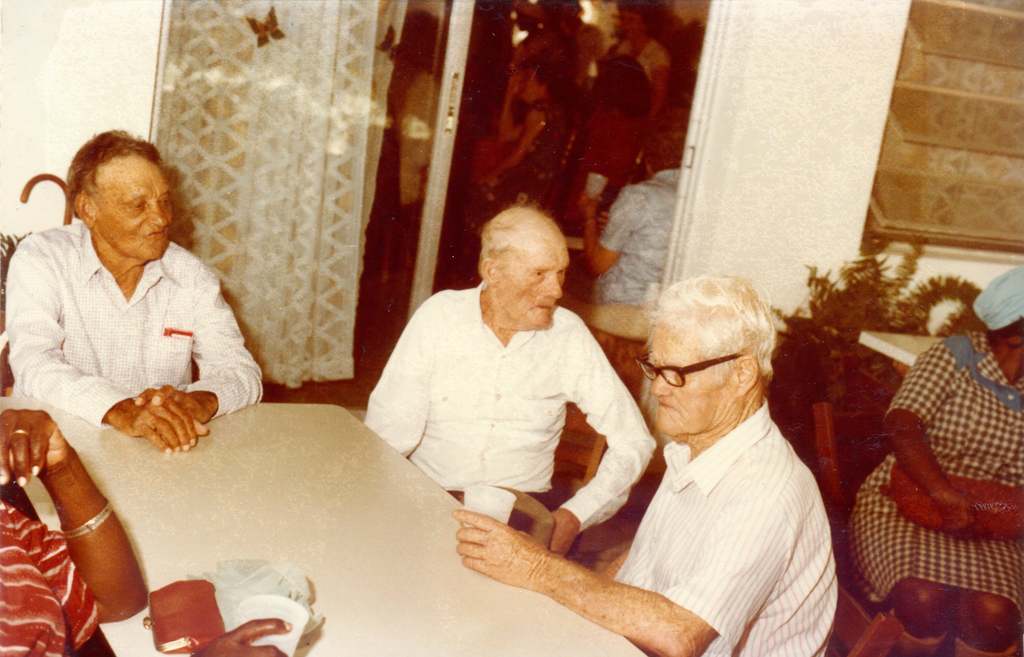 Garnet Hughes, George Hassell and Ralph Hasssell