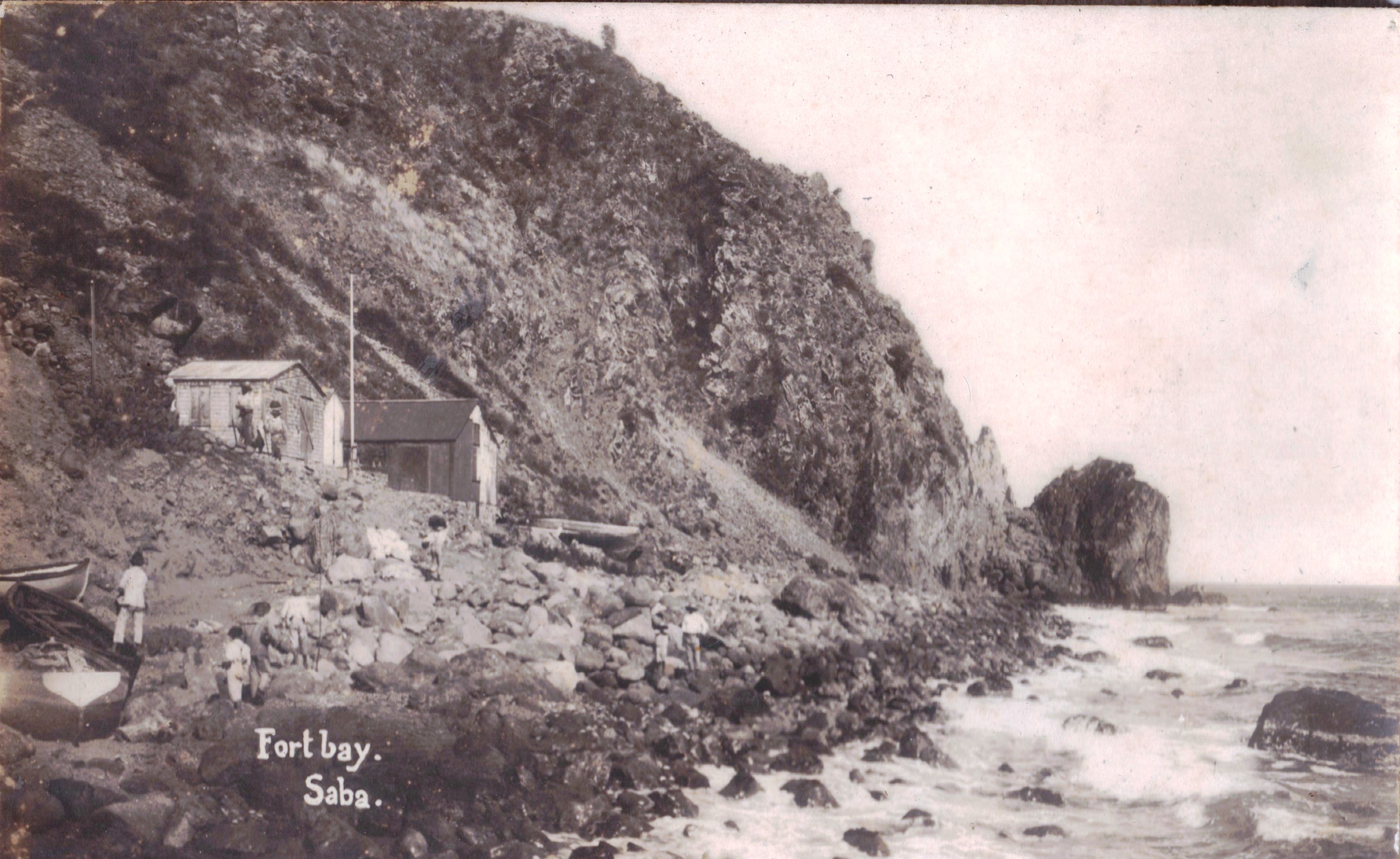 Fort Bay, Saba 1915..jpeg