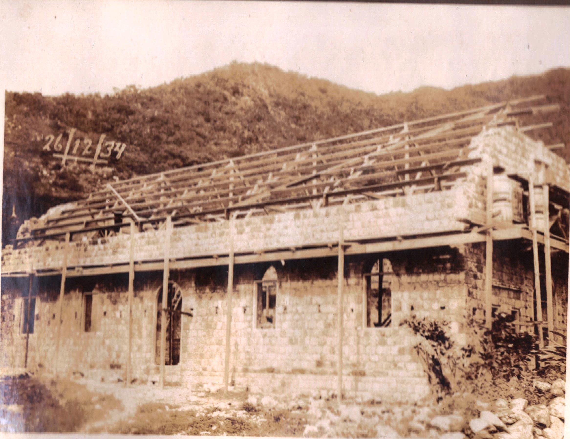 Progress report construction R.C.Church 1934
